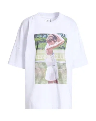 Elite Elitè Woman T-shirt White Size S Cotton