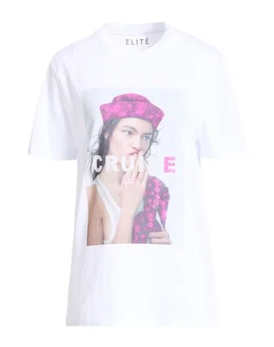 Elite Elitè Woman T-shirt White Size S Cotton