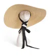 Eliurpi Wide Boater Hat In Beige