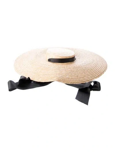 Pre-owned Eliurpi Wide-brimmed Straw Sun Hat