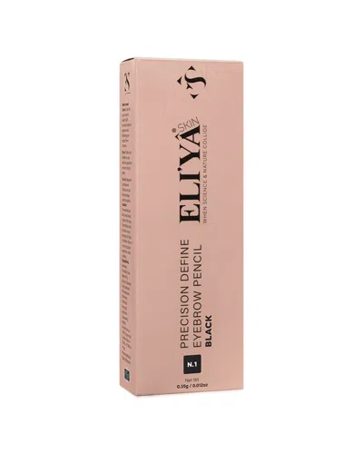 Eliya Makeup Eliya Skin 0.012oz Precision Define Eyebrow Pencil In Black In Transparent