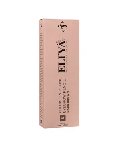 Eliya Makeup Eliya Skin 0.012oz Precision Define Eyebrow Pencil In Dark Brown In Transparent