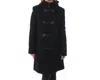 Eliz Scott Wool & Cashmere Duffle Coat In Black In Black