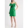 Eliza J Bow Mikado Cocktail Dress