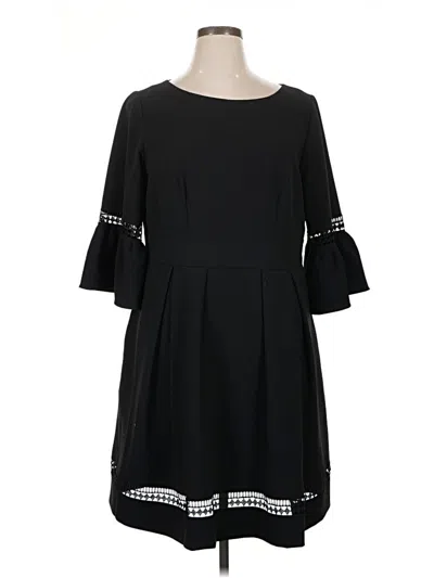 Pre-owned Eliza J Casual Dress In Black