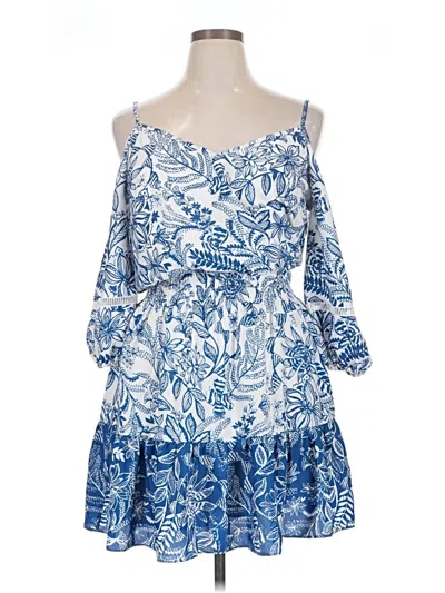 Pre-owned Eliza J Casual Dress In Blue