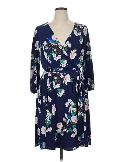 Pre-owned Eliza J Casual Dress In Blue
