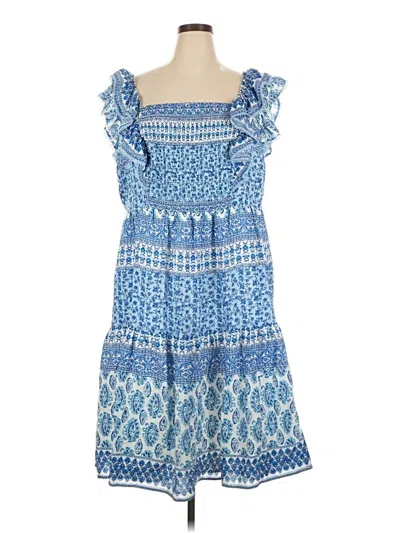 Pre-owned Eliza J Casual Dress In Blue