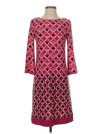 Pre-owned Eliza J Casual Dress In Burgundy