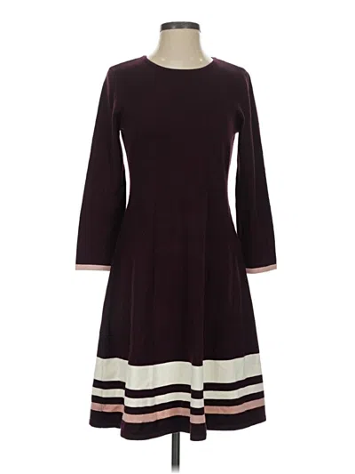 Pre-owned Eliza J Casual Dress In Burgundy