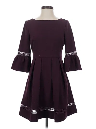 Pre-owned Eliza J Casual Dress In Burgundy