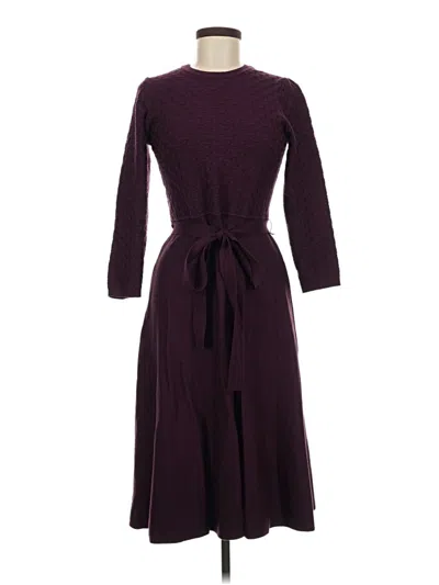 Pre-owned Eliza J Casual Dress In Burgundy