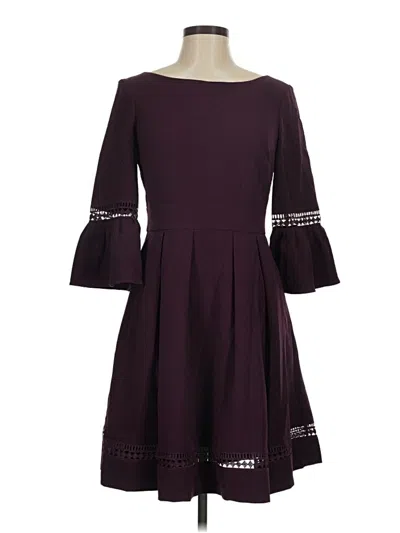 Pre-owned Eliza J Casual Dress In Burgundy