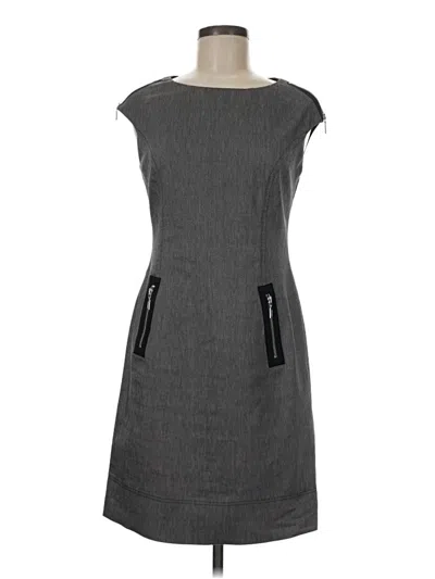 Pre-owned Eliza J Casual Dress In Gray