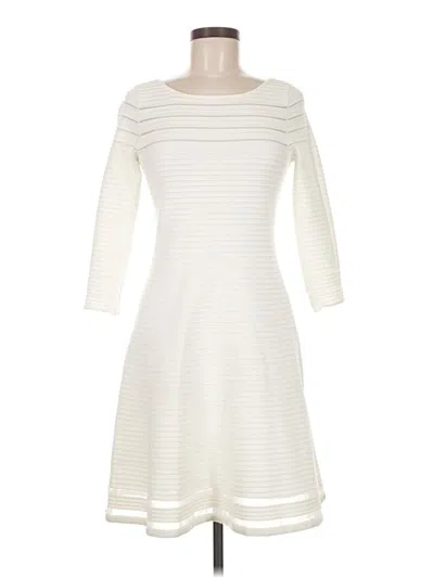 Pre-owned Eliza J Casual Dress In Ivory