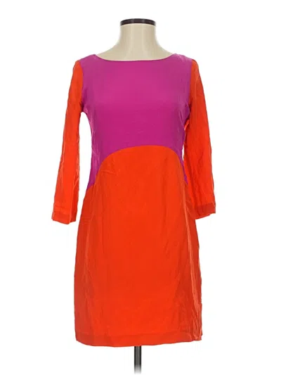 Pre-owned Eliza J Casual Dress In Orange