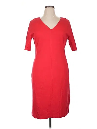 Pre-owned Eliza J Casual Dress In Red