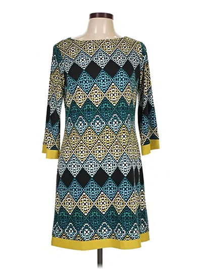 Pre-owned Eliza J Casual Dress In Teal