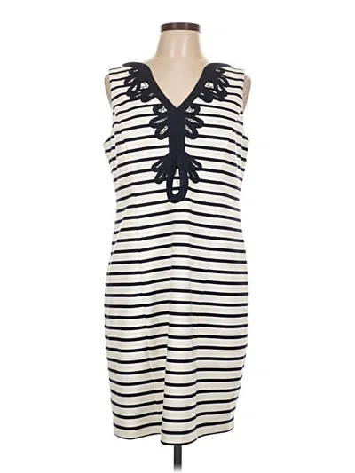 Pre-owned Eliza J Casual Dress In White
