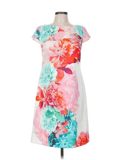 Pre-owned Eliza J Casual Dress In White