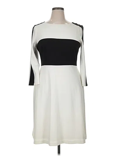 Pre-owned Eliza J Casual Dress In White