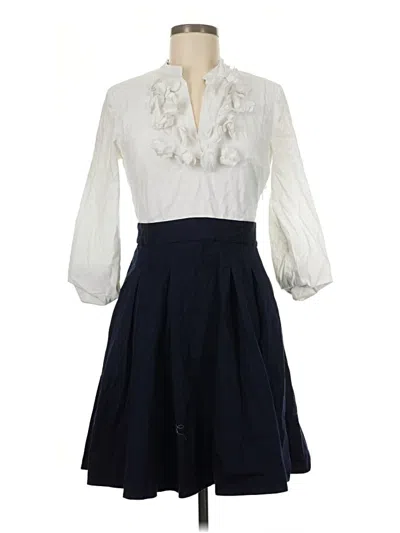 Pre-owned Eliza J Casual Dress In White
