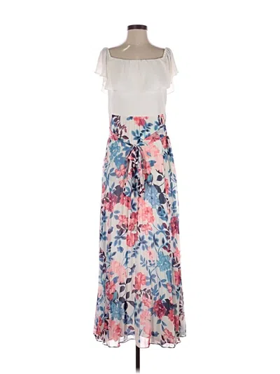 Pre-owned Eliza J Casual Dress In White