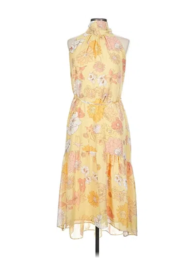Pre-owned Eliza J Casual Dress In Yellow