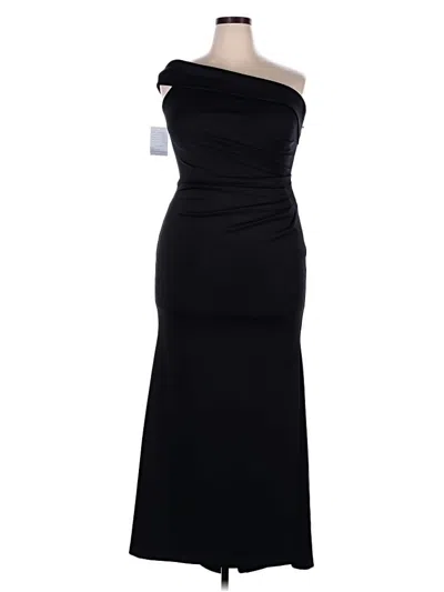 Pre-owned Eliza J Cocktail Dress In Black