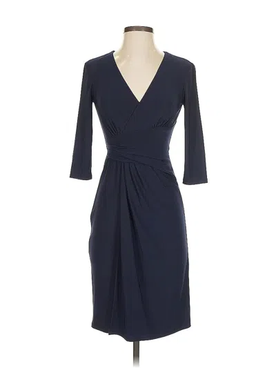 Pre-owned Eliza J Cocktail Dress In Blue