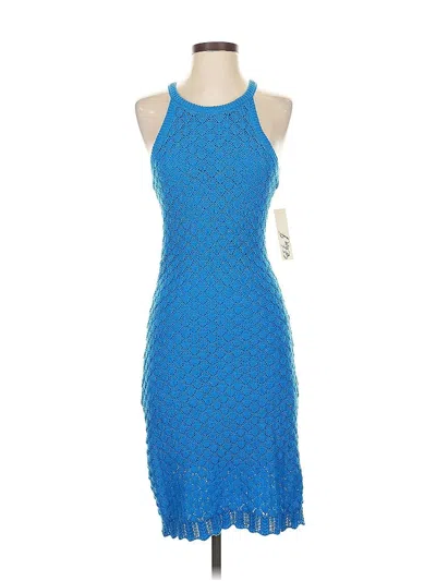 Pre-owned Eliza J Cocktail Dress In Blue