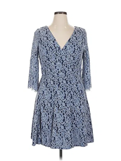 Pre-owned Eliza J Cocktail Dress In Blue