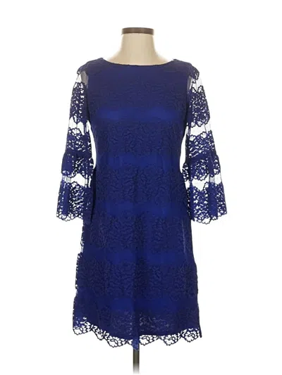 Pre-owned Eliza J Cocktail Dress In Blue