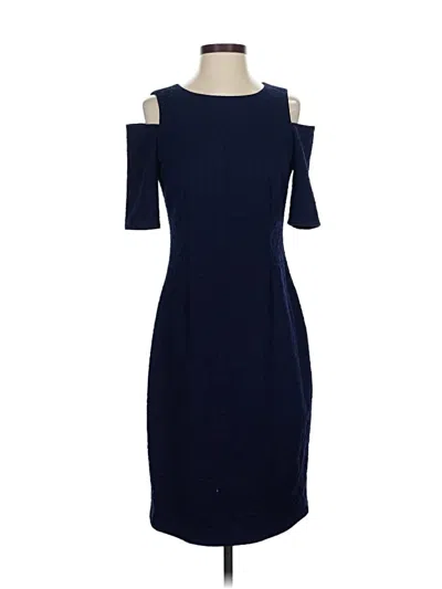 Pre-owned Eliza J Cocktail Dress In Blue
