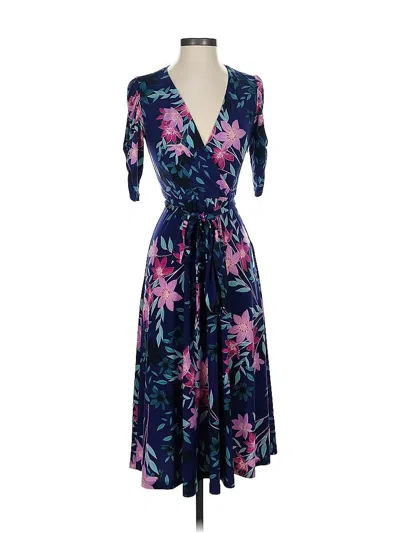 Pre-owned Eliza J Cocktail Dress In Blue