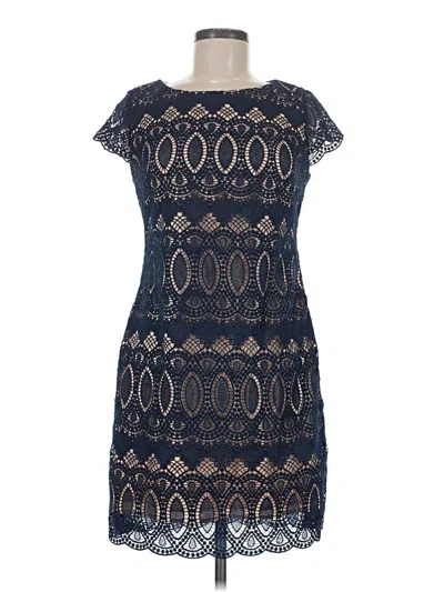 Pre-owned Eliza J Cocktail Dress In Blue