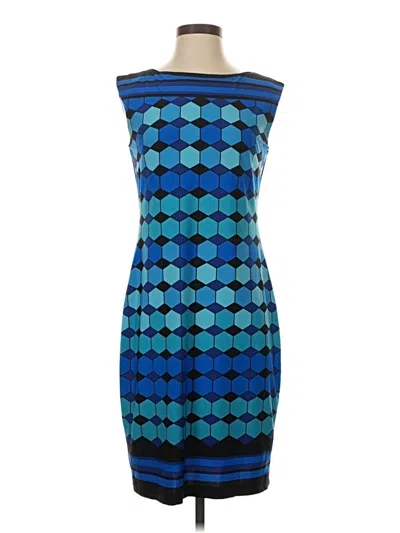 Pre-owned Eliza J Cocktail Dress In Blue