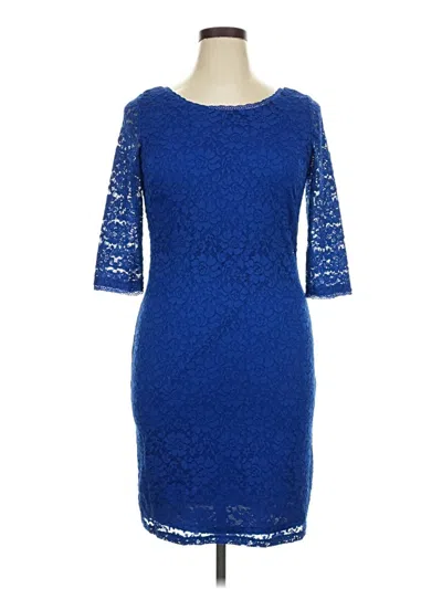 Pre-owned Eliza J Cocktail Dress In Blue