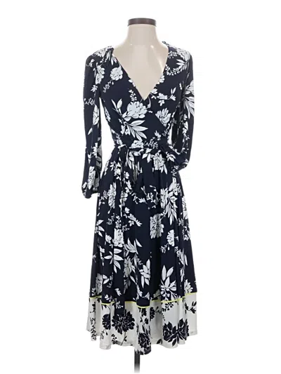 Pre-owned Eliza J Cocktail Dress In Blue