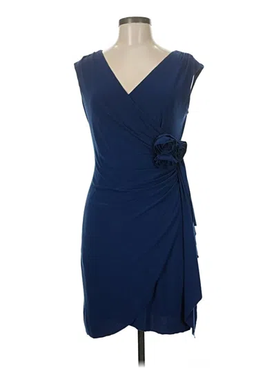 Pre-owned Eliza J Cocktail Dress In Blue