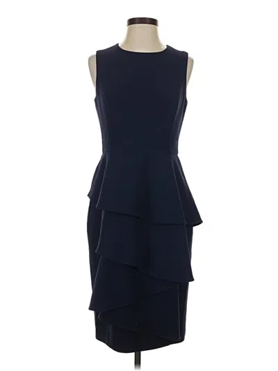 Pre-owned Eliza J Cocktail Dress In Blue