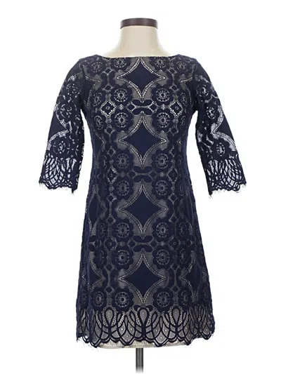 Pre-owned Eliza J Cocktail Dress In Blue