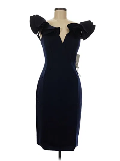 Eliza J Scuba Sheath Dress In Black