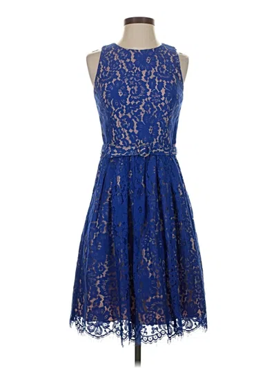 Pre-owned Eliza J Cocktail Dress In Blue