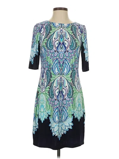 Pre-owned Eliza J Cocktail Dress In Blue