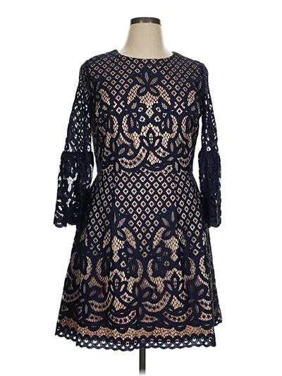 Pre-owned Eliza J Cocktail Dress In Blue