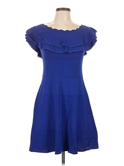 Pre-owned Eliza J Cocktail Dress In Blue