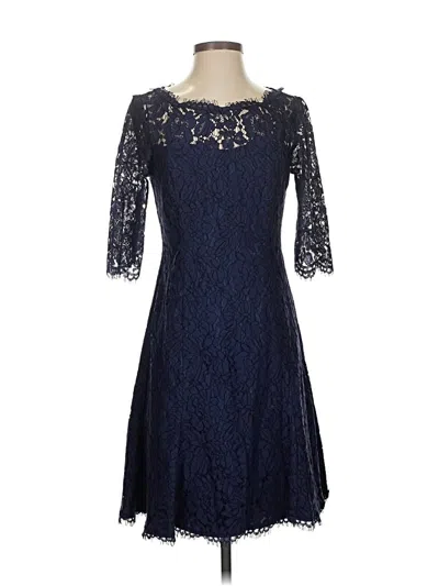 Pre-owned Eliza J Cocktail Dress In Blue