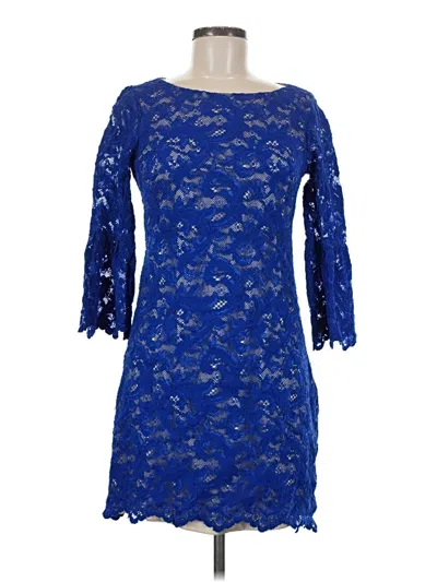 Pre-owned Eliza J Cocktail Dress In Blue
