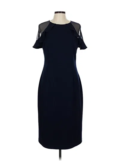 Pre-owned Eliza J Cocktail Dress In Blue